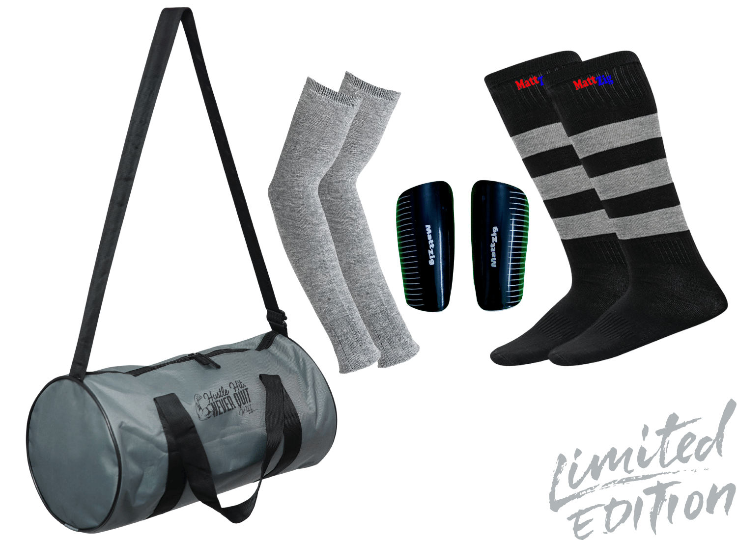     			MattZig Grey Football Kit Bag ( Pack of 1 )