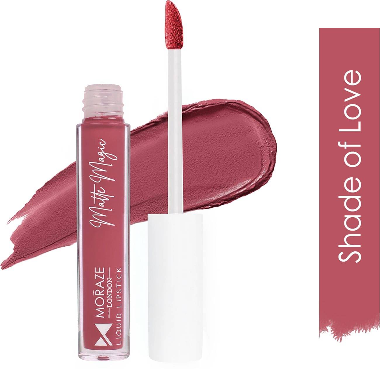    			Moraze Coral Matte Long Lasting Liquid Lipstick ( Pack of 1 )