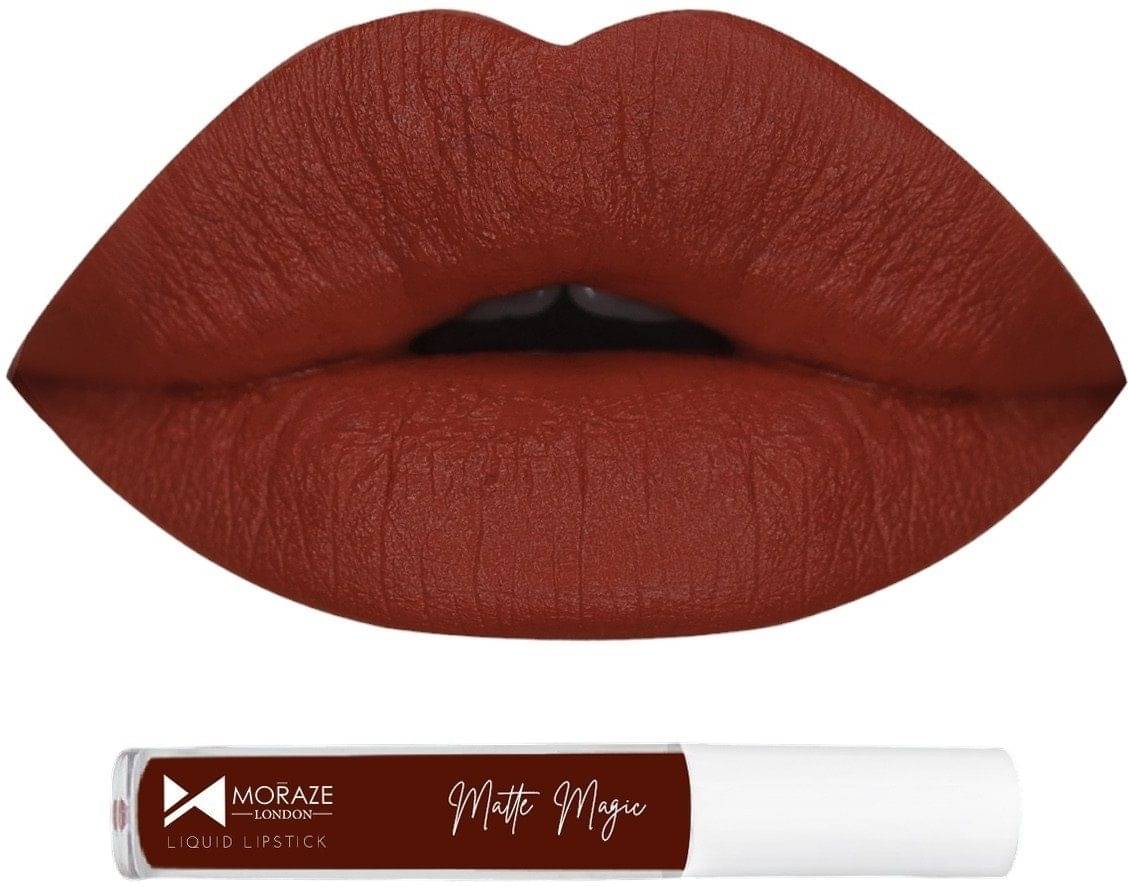     			Moraze Maroon Matte Long Lasting Liquid Lipstick ( Pack of 1 )