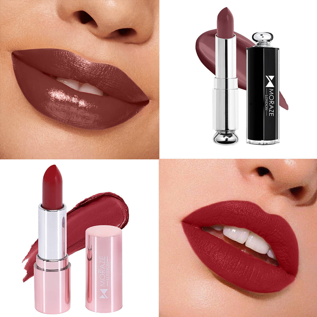     			Moraze Multi Matte Long Lasting Crayon Lipstick ( Pack of 2 )