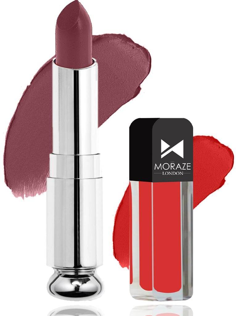     			Moraze Multi Matte Long Lasting Crayon Lipstick ( Pack of 1 )