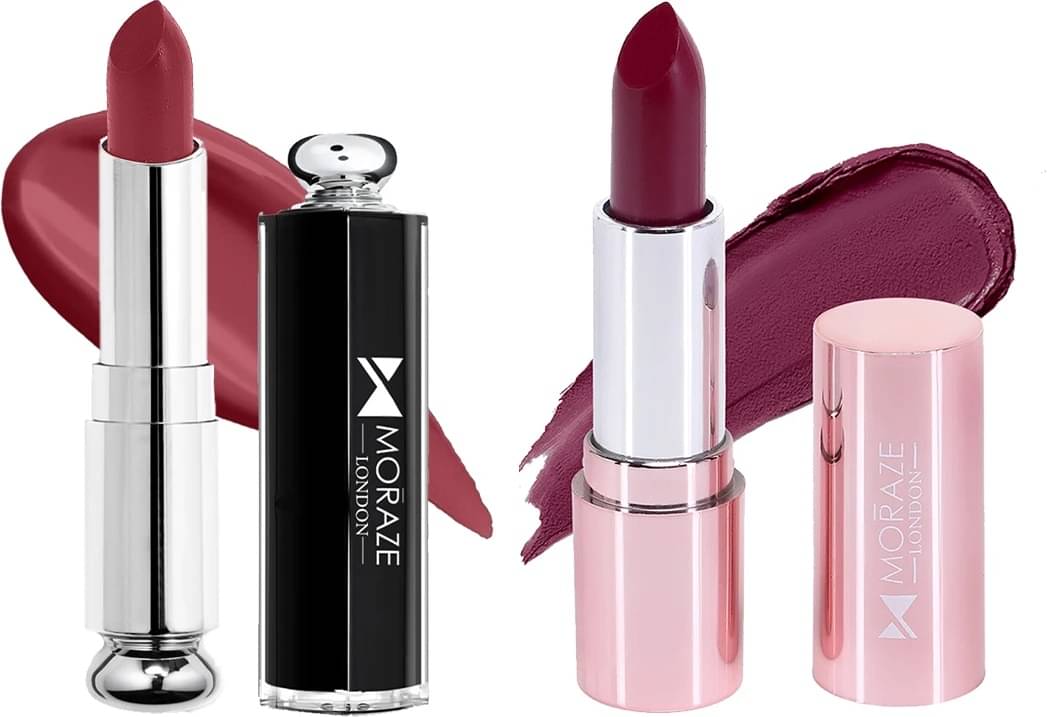     			Moraze Multi Matte Long Lasting Crayon Lipstick ( Pack of 2 )