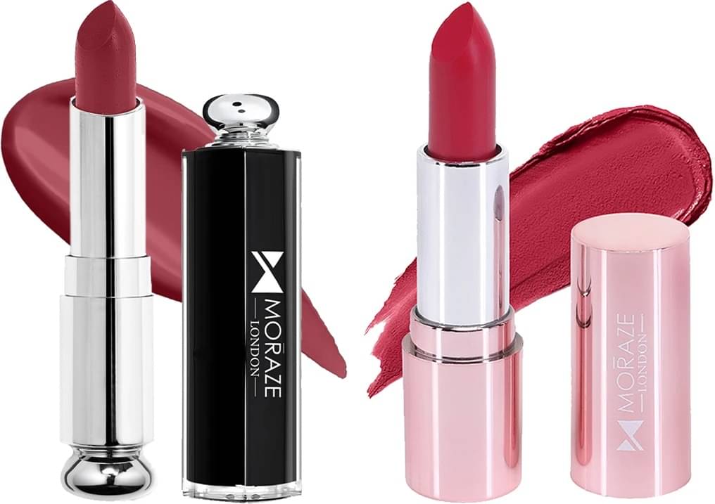     			Moraze Multi Matte Long Lasting Crayon Lipstick ( Pack of 2 )