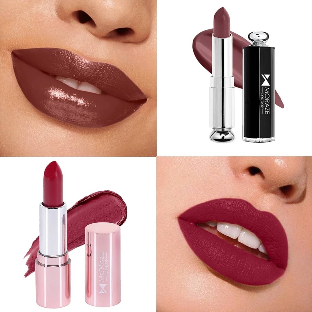     			Moraze Multi Matte Long Lasting Crayon Lipstick ( Pack of 2 )