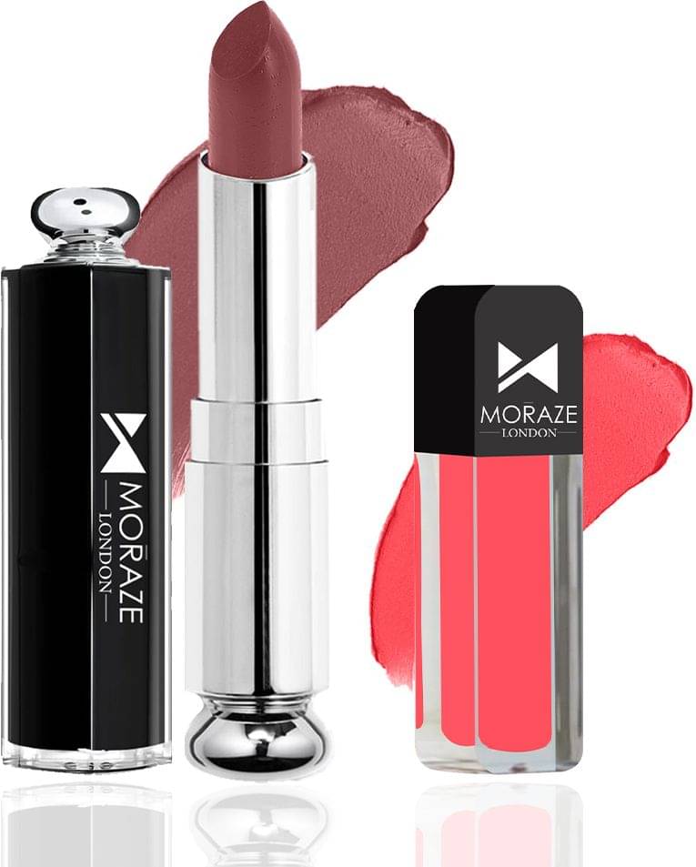     			Moraze Multi Matte Long Lasting Crayon Lipstick ( Pack of 2 )