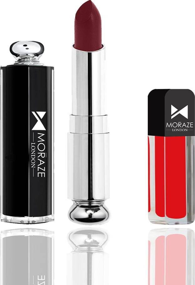     			Moraze Multi Matte Long Lasting Crayon Lipstick ( Pack of 2 )