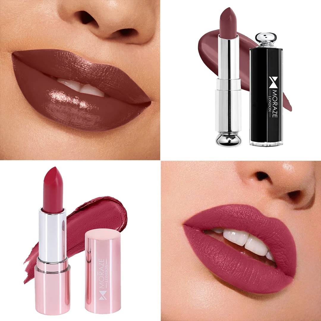     			Moraze Multi Matte Long Lasting Crayon Lipstick ( Pack of 2 )