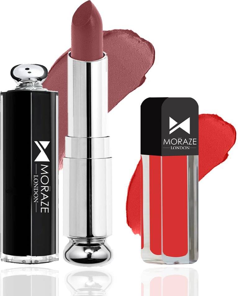     			Moraze Multi Matte Long Lasting Crayon Lipstick ( Pack of 2 )