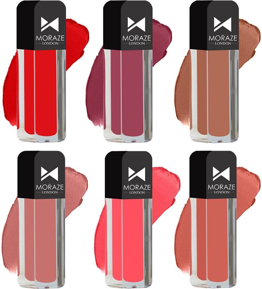     			Moraze Multi Matte Long Lasting Liquid Lipstick ( Pack of 1 )