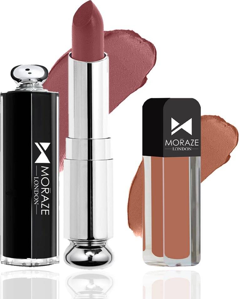     			Moraze Multi Matte Long Lasting Crayon Lipstick ( Pack of 2 )