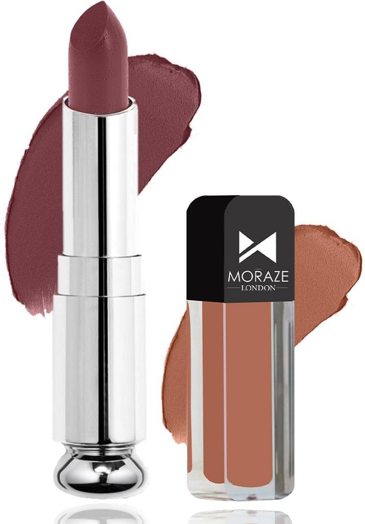     			Moraze Multi Matte Long Lasting Crayon Lipstick ( Pack of 1 )
