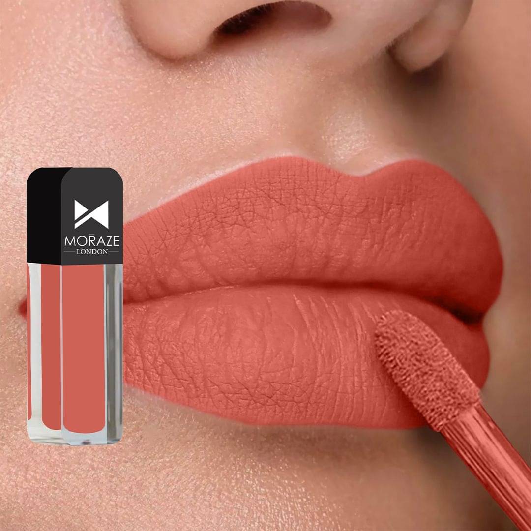     			Moraze Peach Matte Long Lasting Crayon Lipstick ( Pack of 1 )