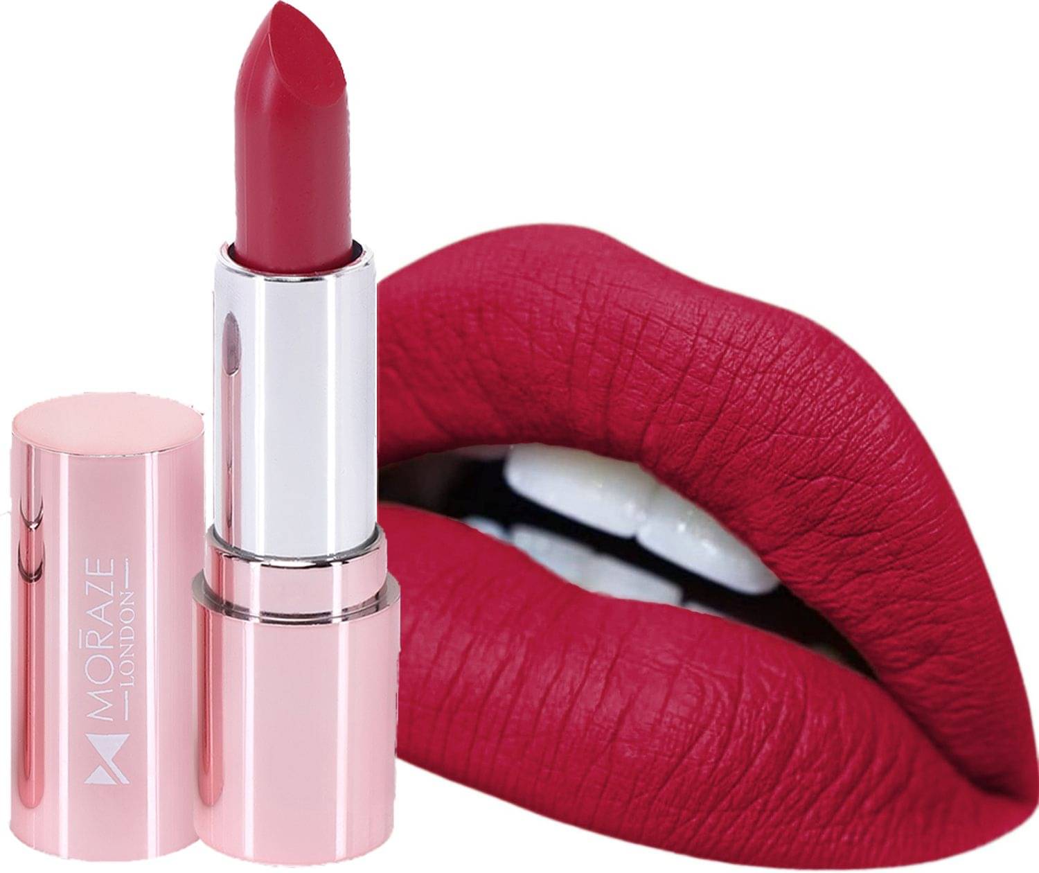    			Moraze Red Natural Long Lasting Crayon Lipstick ( Pack of 1 )