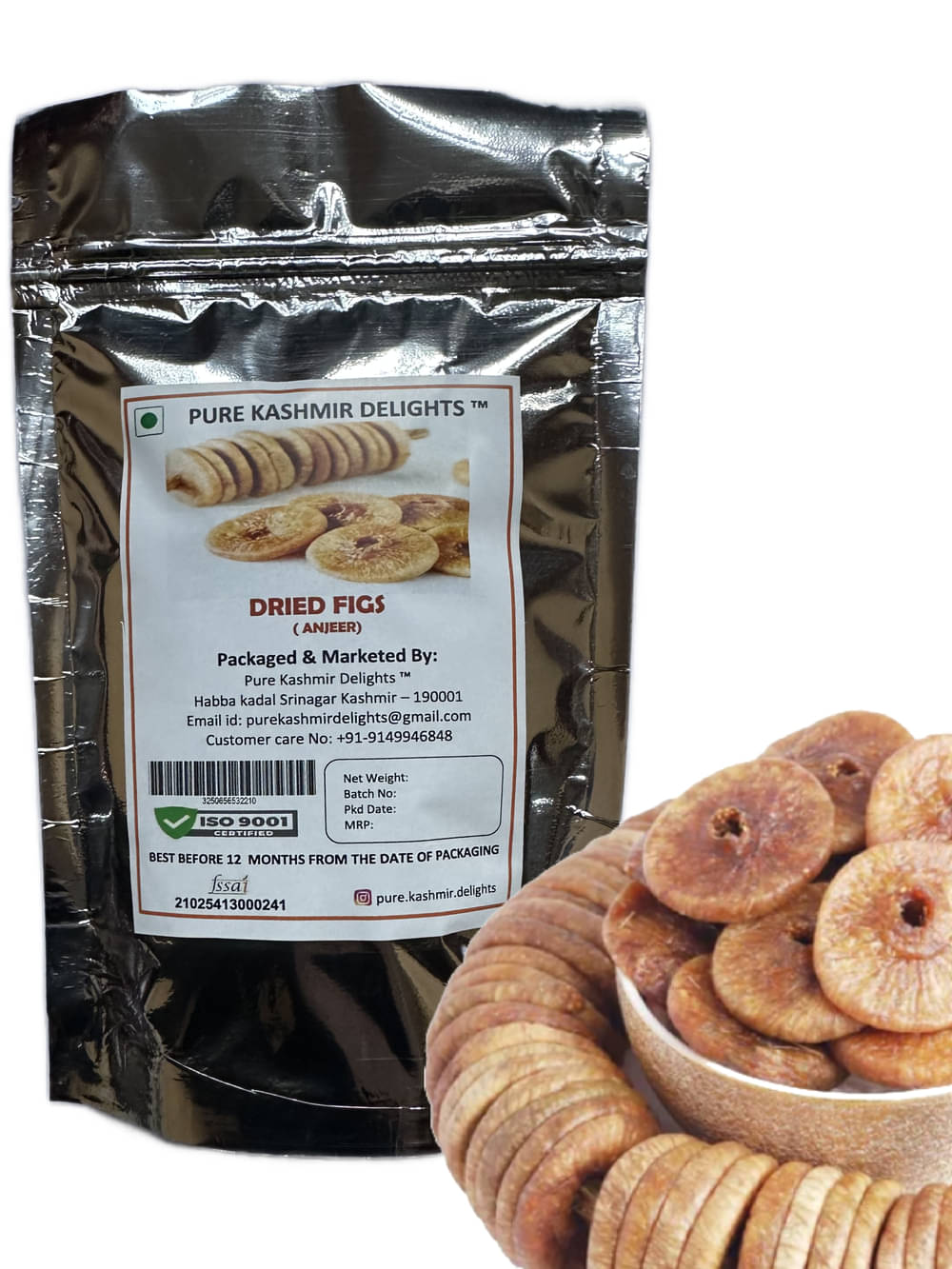     			PURE KASHMIR DELIGHTS Fig (Anjeer) 250 g