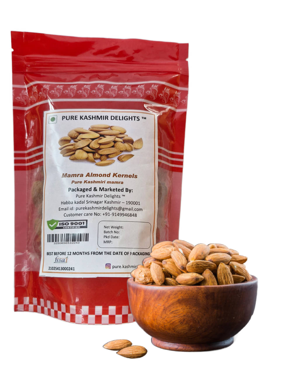 PURE KASHMIR DELIGHTS Mamra Almonds 250 g PURE KASHMIR DELIGHTS Mamra Almonds 250 g