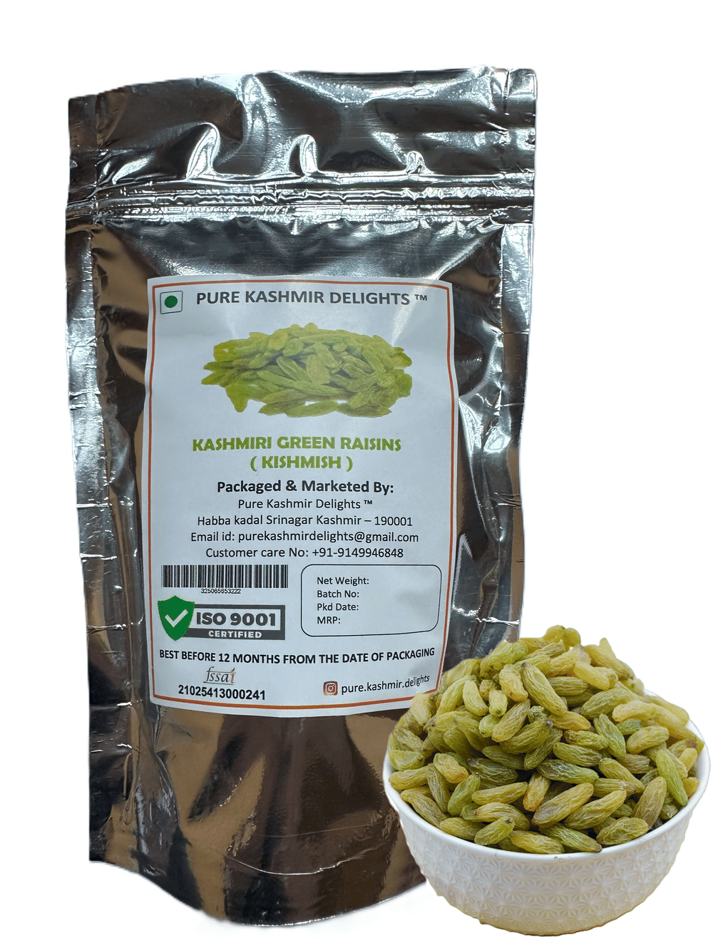 PURE KASHMIR DELIGHTS Raisin (Kishmish) 800 g PURE KASHMIR DELIGHTS Raisin (Kishmish) 800 g