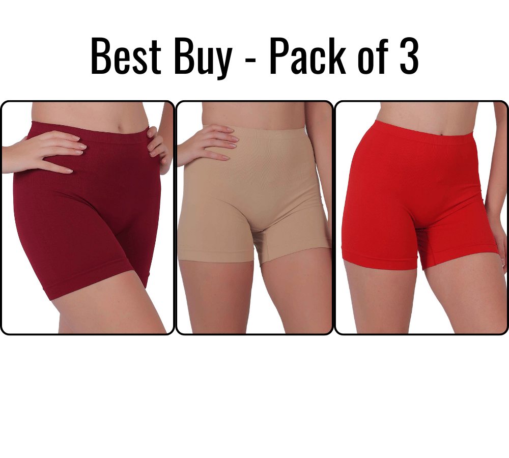 Pia Trends Women Cotton Blend Tummy & Thigh Shaper ( Maroon,Beige,Red ) Pia Trends Women Cotton Blend Tummy & Thigh Shaper ( Maroon,Beige,Red )