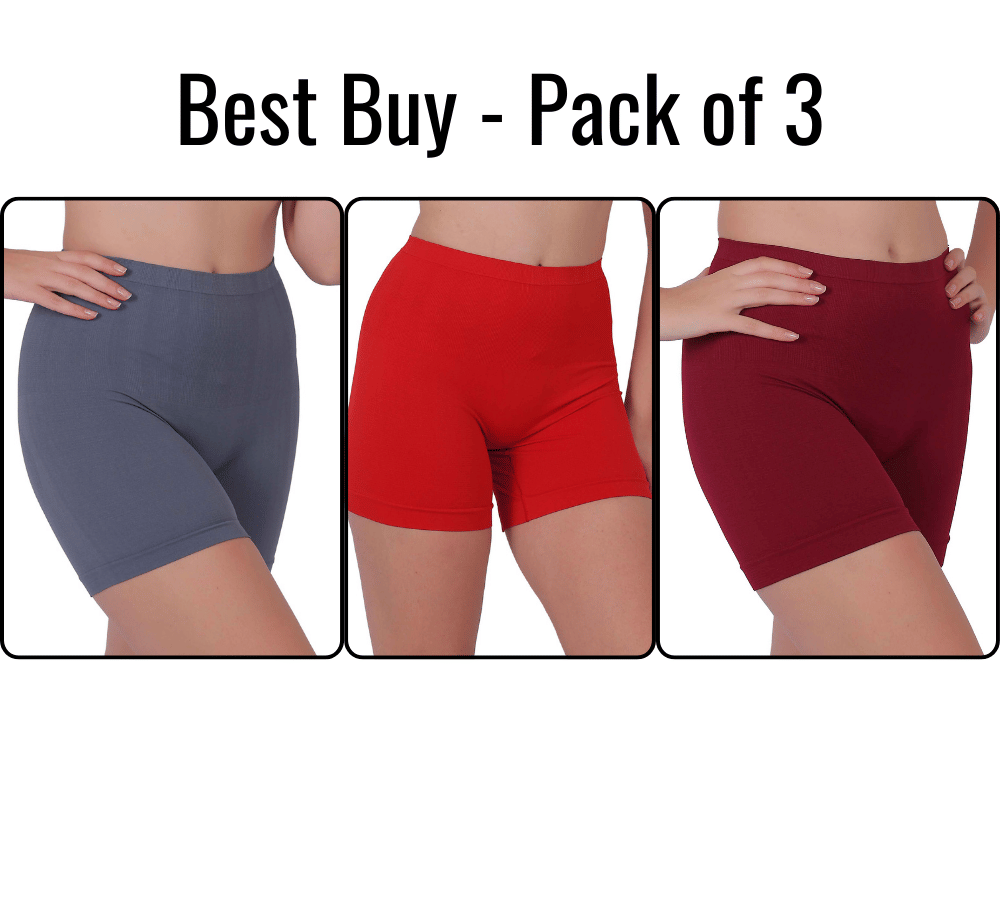 Pia Trends Women Cotton Blend Tummy & Thigh Shaper ( Grey,Red,Maroon ) Pia Trends Women Cotton Blend Tummy & Thigh Shaper ( Grey,Red,Maroon )