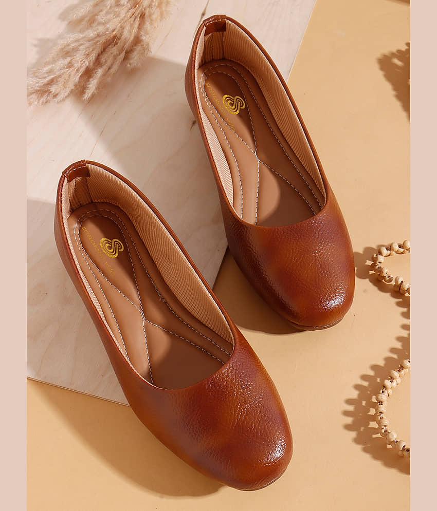 Sneakersvilla Tan Women's Casual Ballerinas - Casual Shoes | Buy online on ZillyBuy