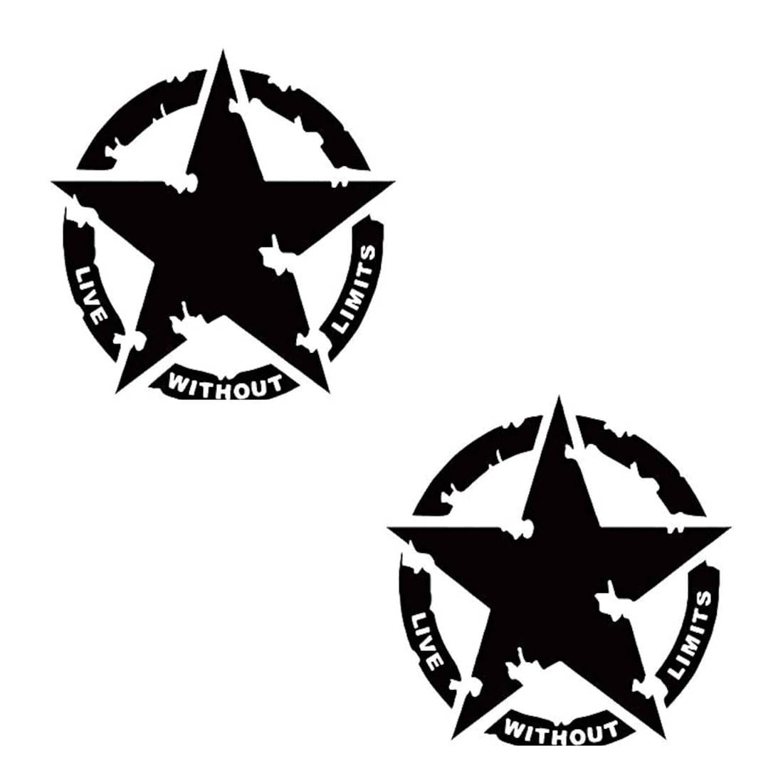     			Tatmods 3D Logo In Car Sticker Multicolour