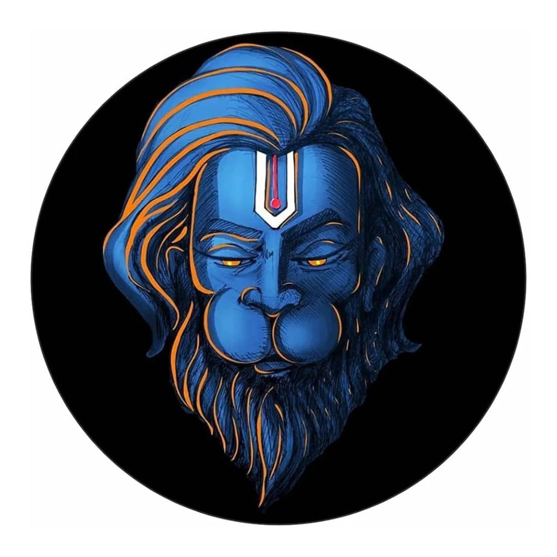 Tatmods 3D Logo In Car Sticker Multicolour     			Tatmods 3D Logo In Car Sticker Multicolour