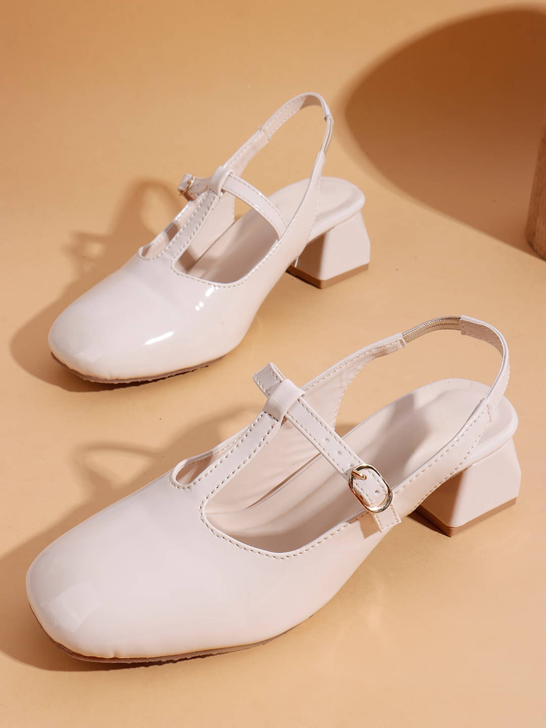 Try me Cream Women's Sandal Heels     			Try me Cream Women's Sandal Heels