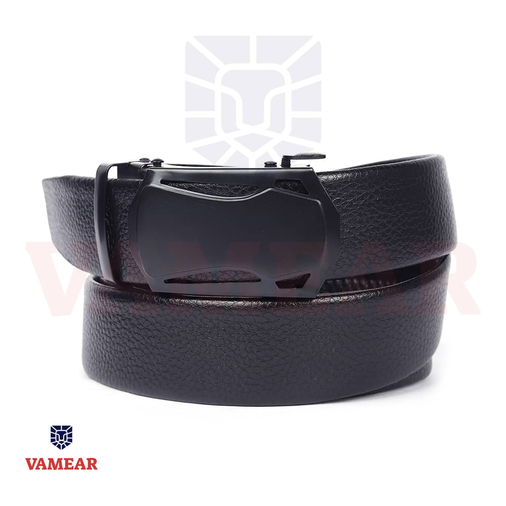     			VAMEAR EXCLUSIVE - Black Leather Men's Casual Belt ( Pack of 1 )