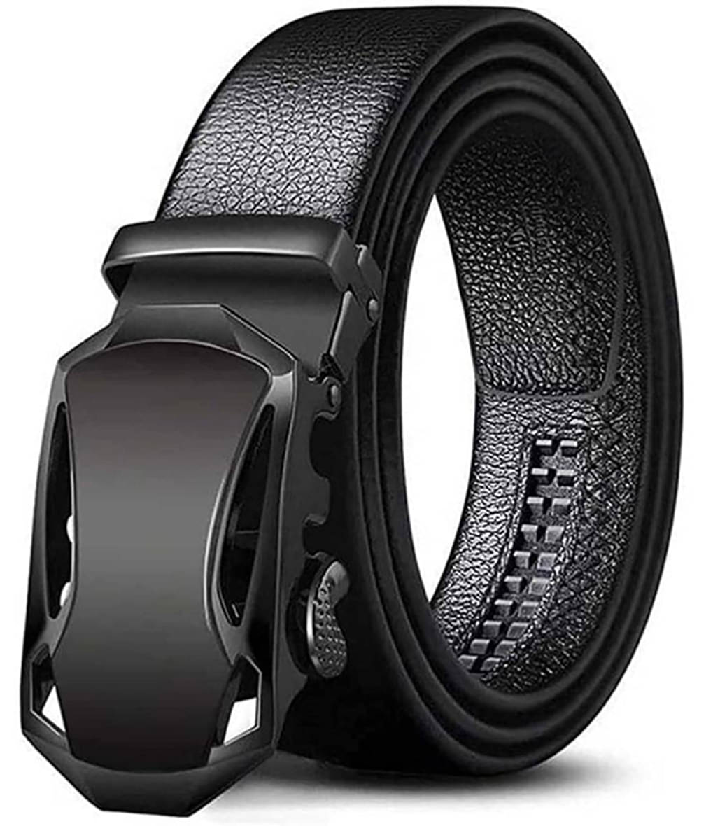 VAMEAR EXCLUSIVE - Black Leather Men's Casual Belt ( Pack of 1 )     			VAMEAR EXCLUSIVE - Black Leather Men's Casual Belt ( Pack of 1 )