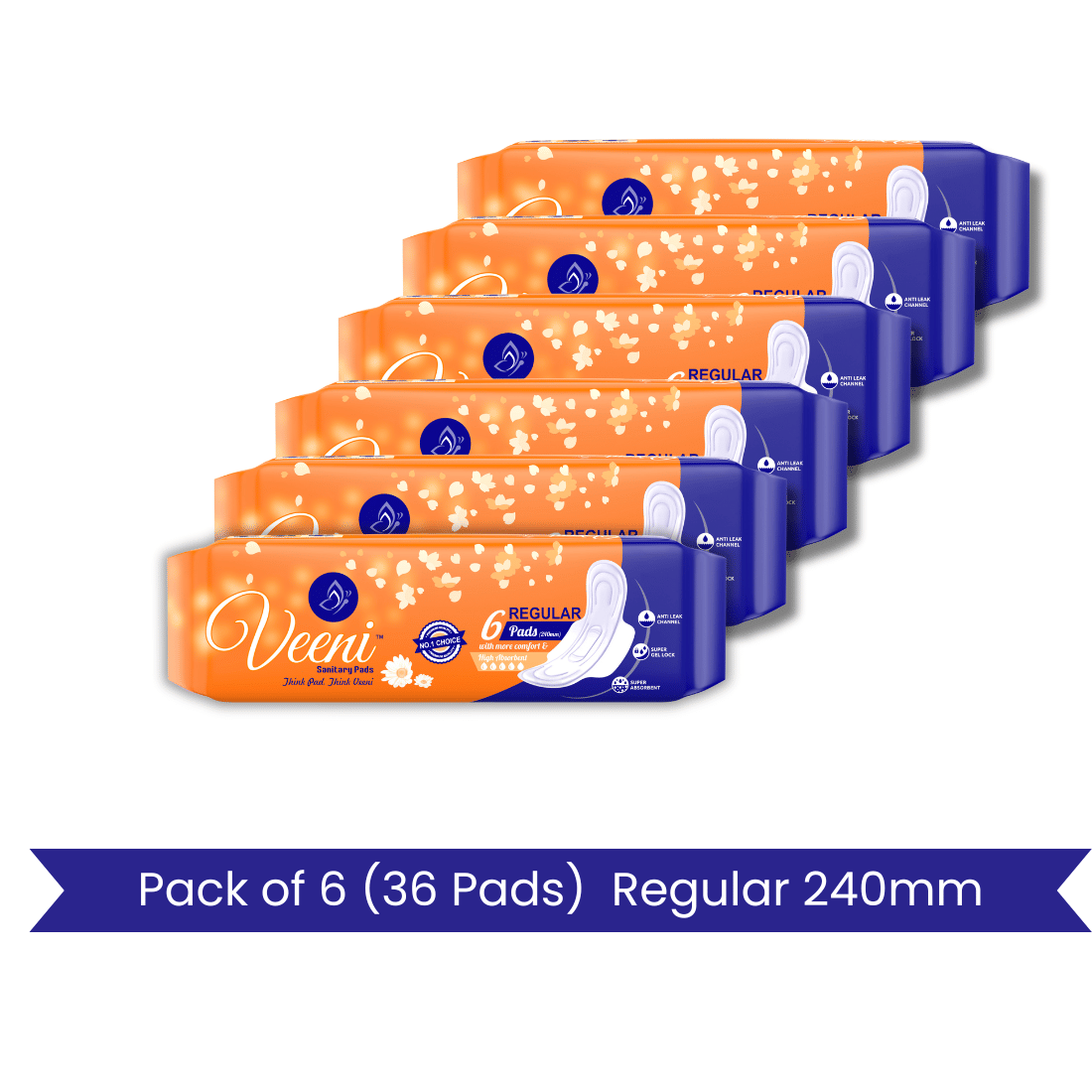     			VEENI Cottony Regular Regular Sanitary Pad