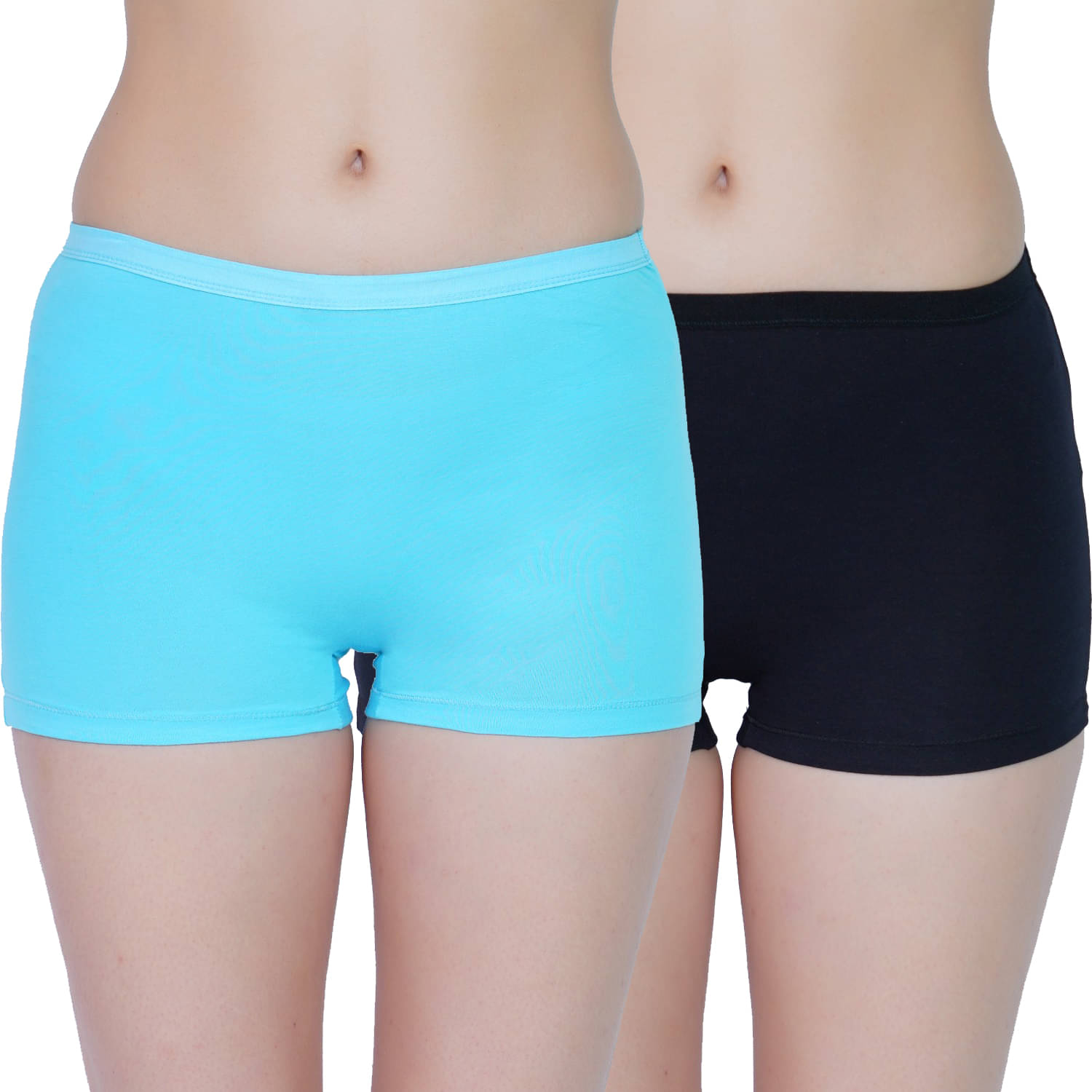     			WOMCARE Cotton Lycra Briefs ( Multicolor , Pack of 2 )