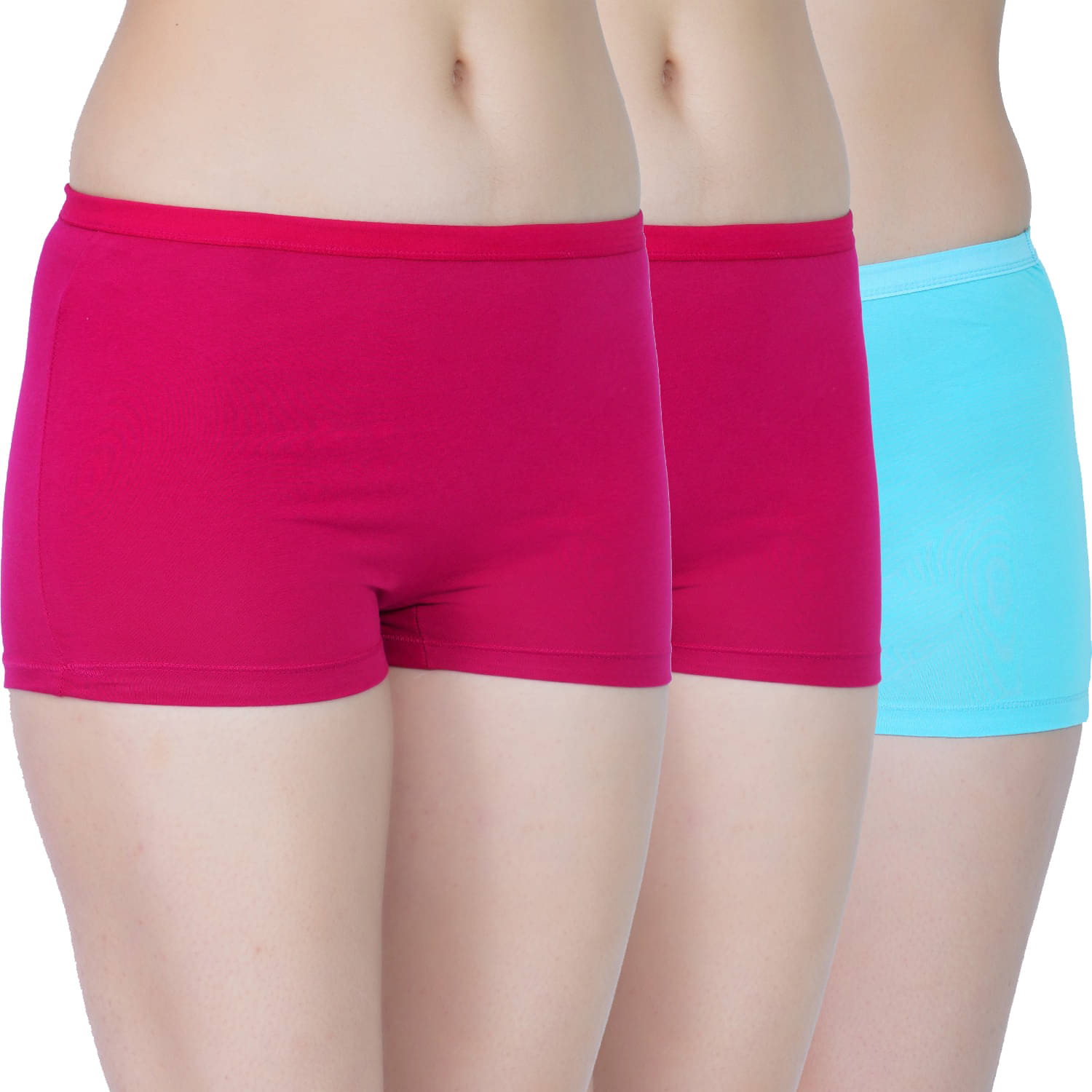     			WOMCARE Cotton Lycra Briefs ( Multicolor , Pack of 3 )