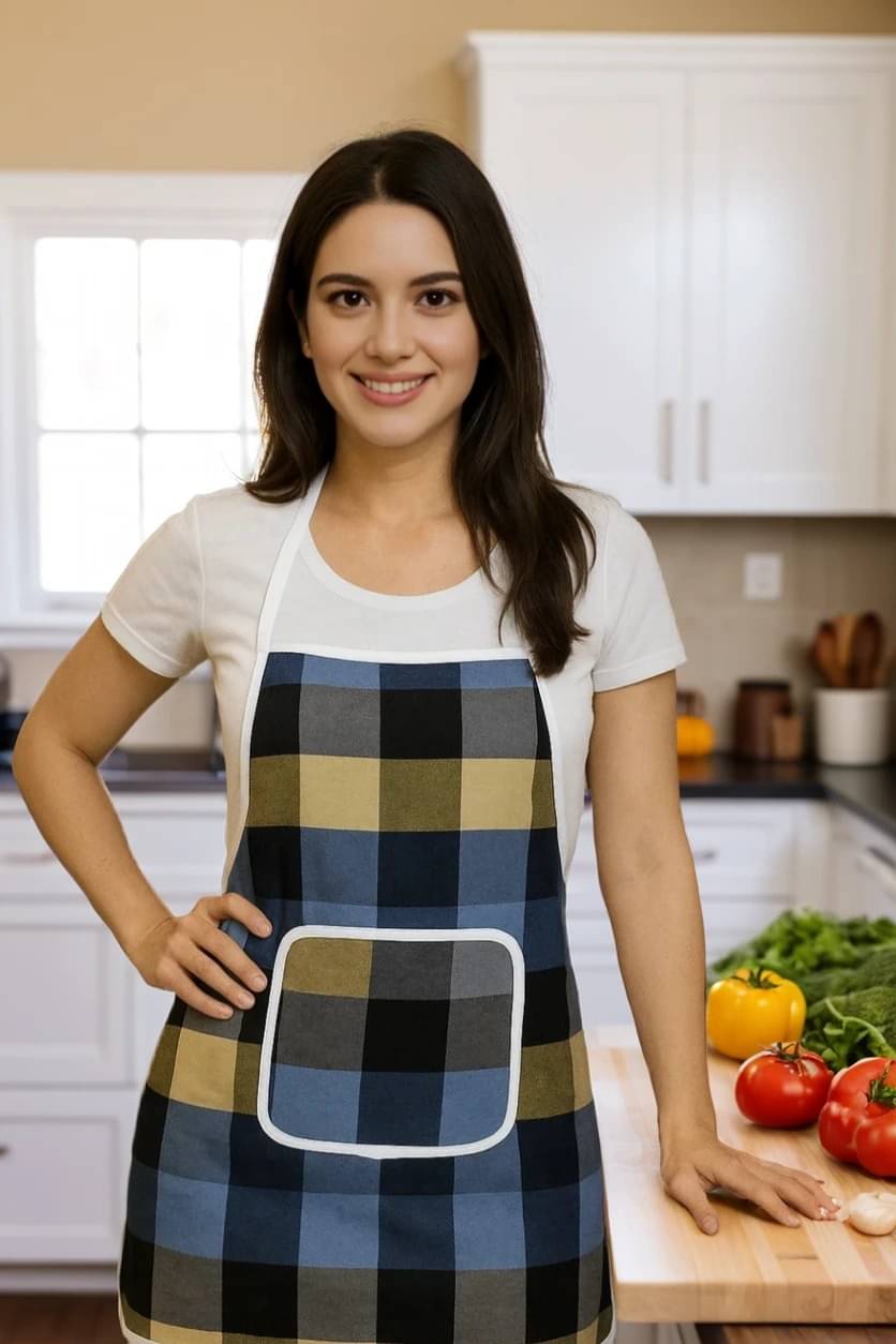     			trendy Rabbit Cotton Printed Kitchen Apron with 1 Center Pocket ( Pack of 1 )