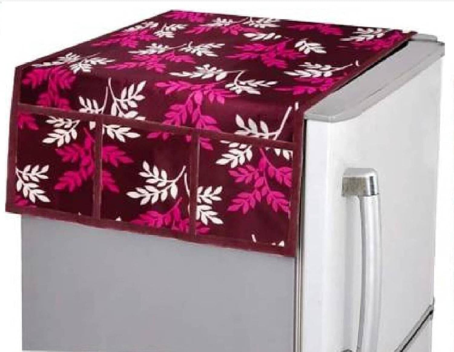 trendy Rabbit Polyester Blend Floral Fridge Covers ( 99 53 ) Pack of 1 - Multicolor trendy Rabbit Polyester Blend Floral Fridge Covers ( 99 53 ) Pack of 1 - Multicolor