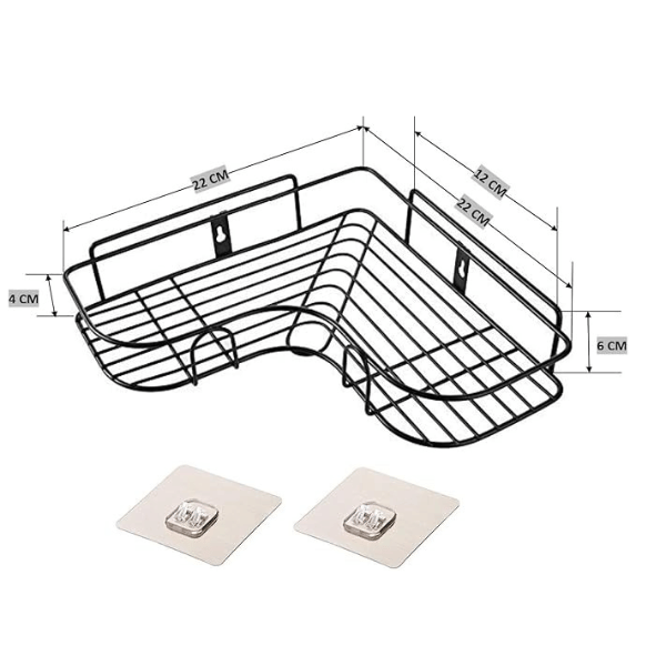     			2 pis combo of the Self-Adhesive Metal Bathroom Corner Rack Storage Shelves Bathroom Shelf/Shelves Corner