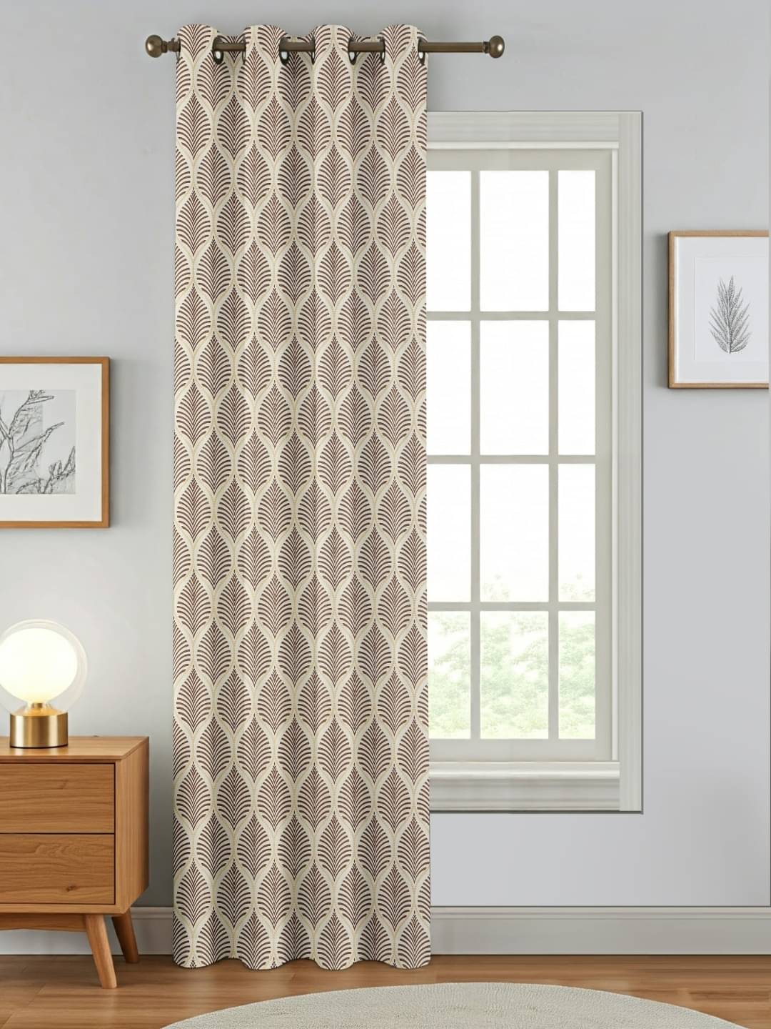     			AADI TRADERS Solid Semi-Transparent Eyelet Curtain 5 ft ( Pack of 1 ) - Multi Color