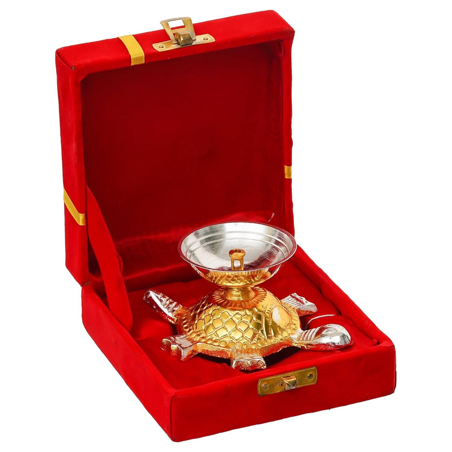     			Adbeni Brass Designer Diya - Pack of 1