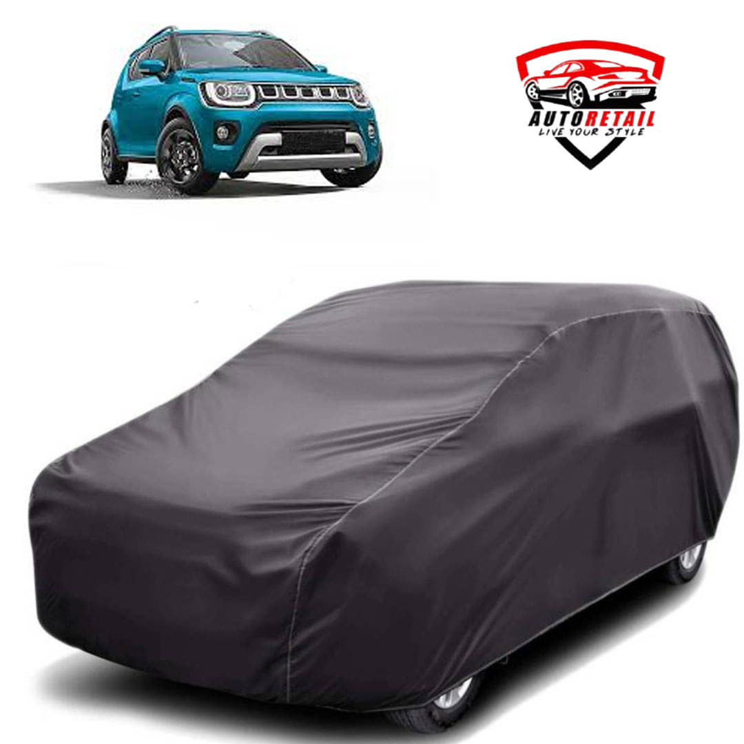     			AutoRetail Car Body Cover for Maruti Ignis Without Mirror Pocket ( Pack of 1 ) , Grey