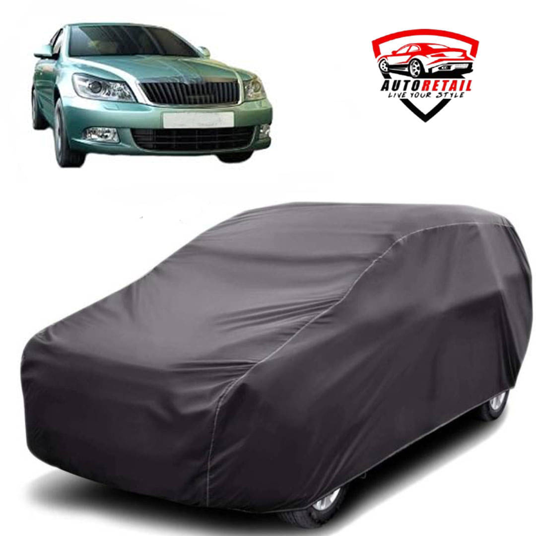     			AutoRetail Car Body Cover for Skoda Laura [2009-2013] Without Mirror Pocket ( Pack of 1 ) , Grey