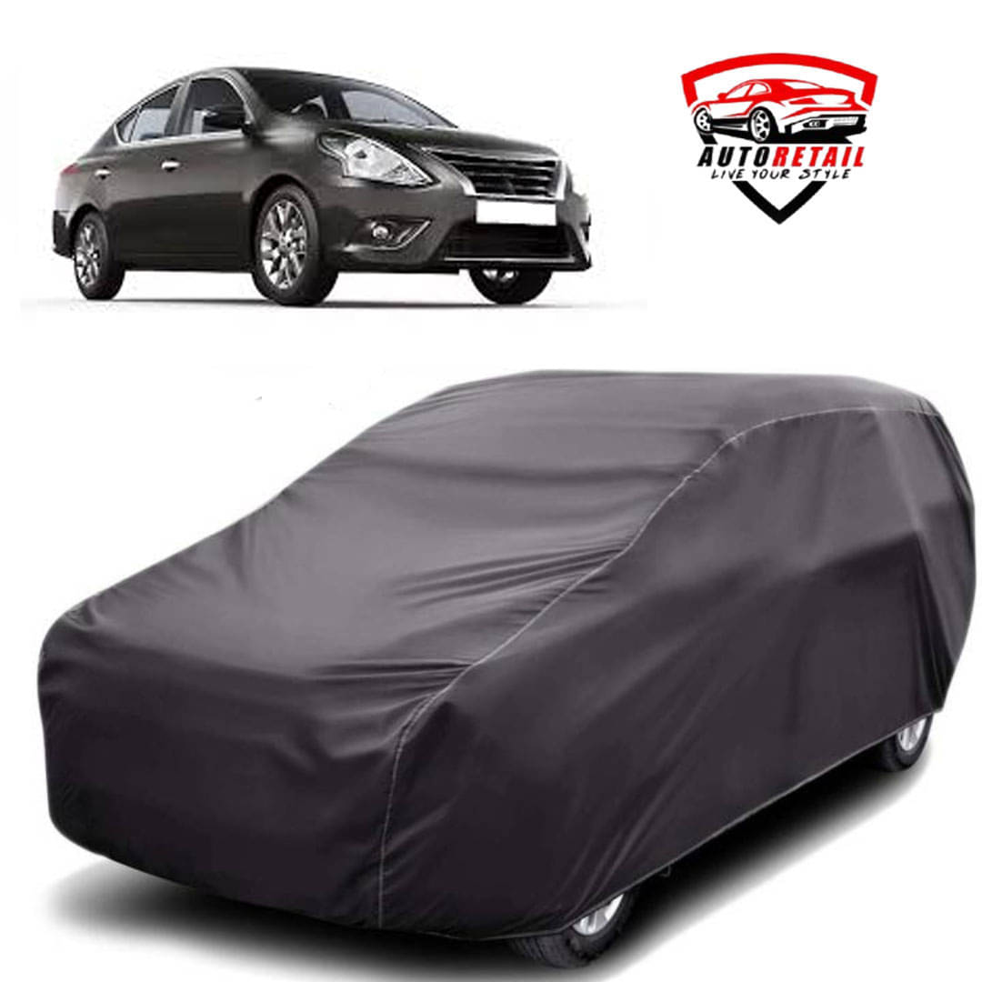     			AutoRetail Car Body Cover for Nissan Sunny [2014-2015] Without Mirror Pocket ( Pack of 1 ) , Grey