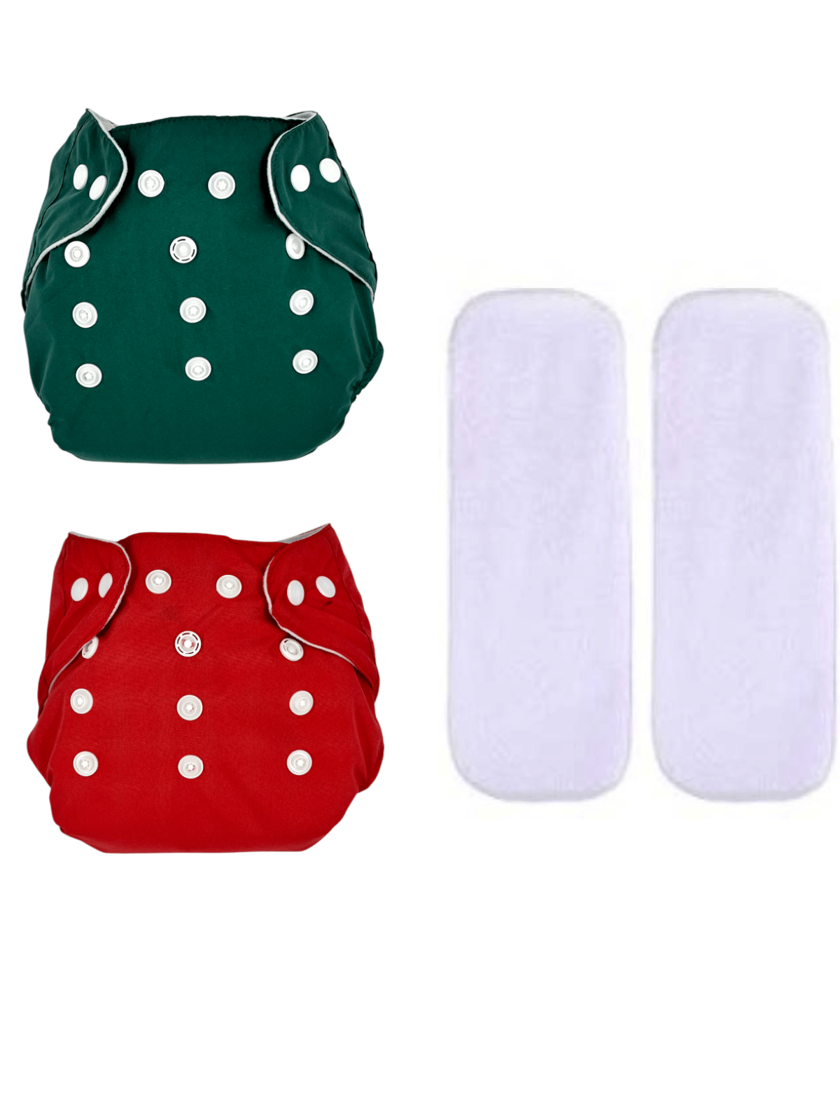     			BOM BOM Reusable Cloth Nappy With Insert ( Pack of 2 )