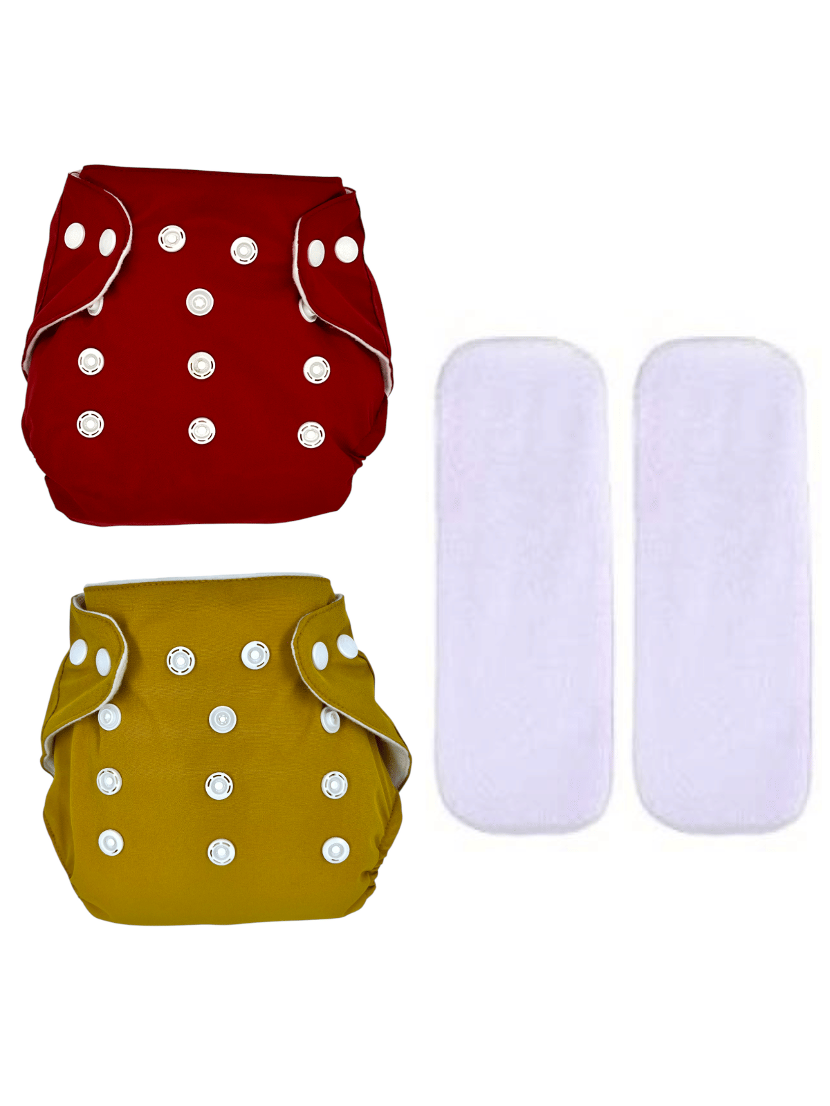 BOM BOM Reusable Cloth Nappy With Insert ( Pack of 2 ) BOM BOM Reusable Cloth Nappy With Insert ( Pack of 2 )