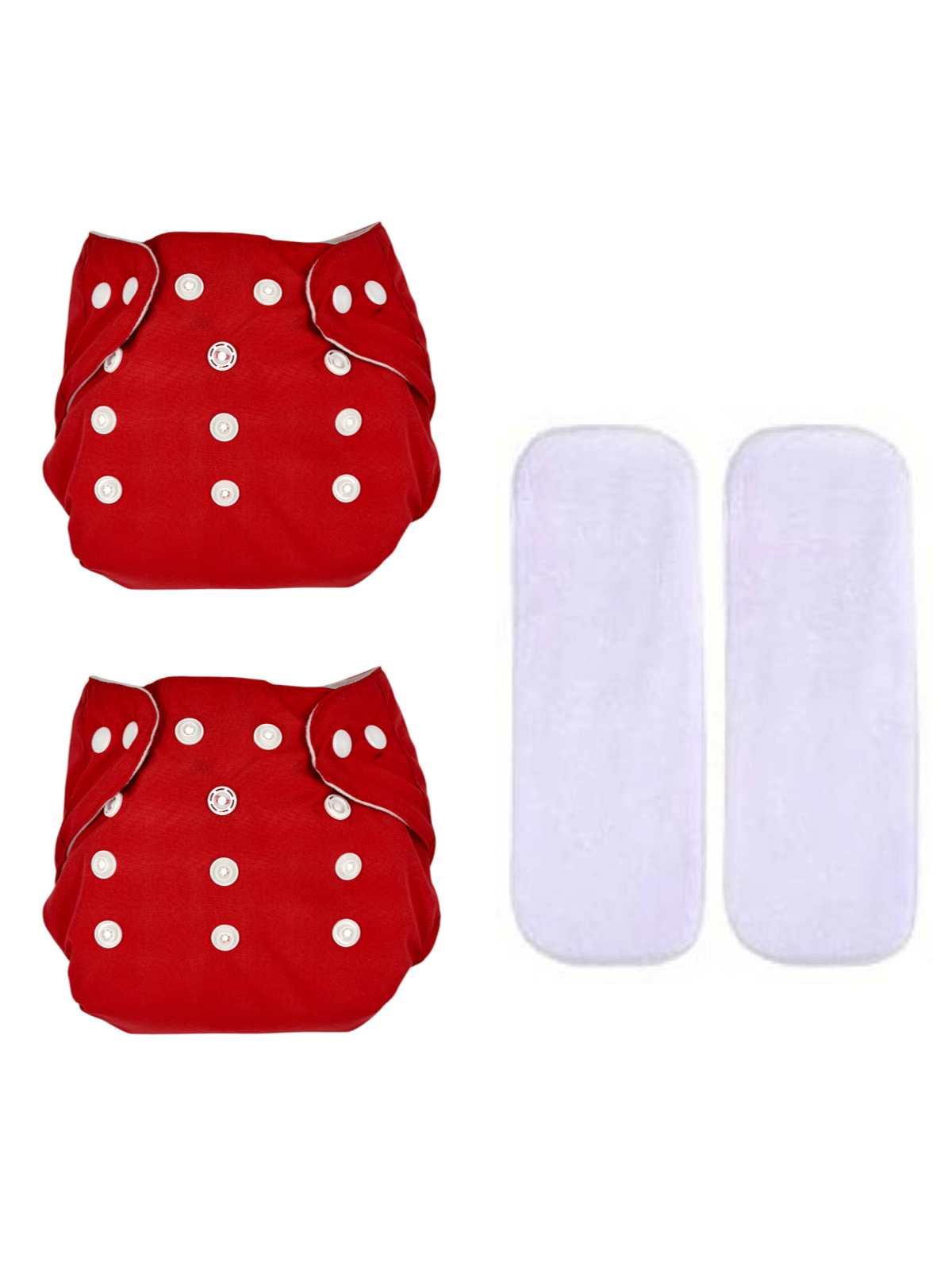 BOM BOM Reusable Cloth Nappy With Insert ( Pack of 2 ) BOM BOM Reusable Cloth Nappy With Insert ( Pack of 2 )