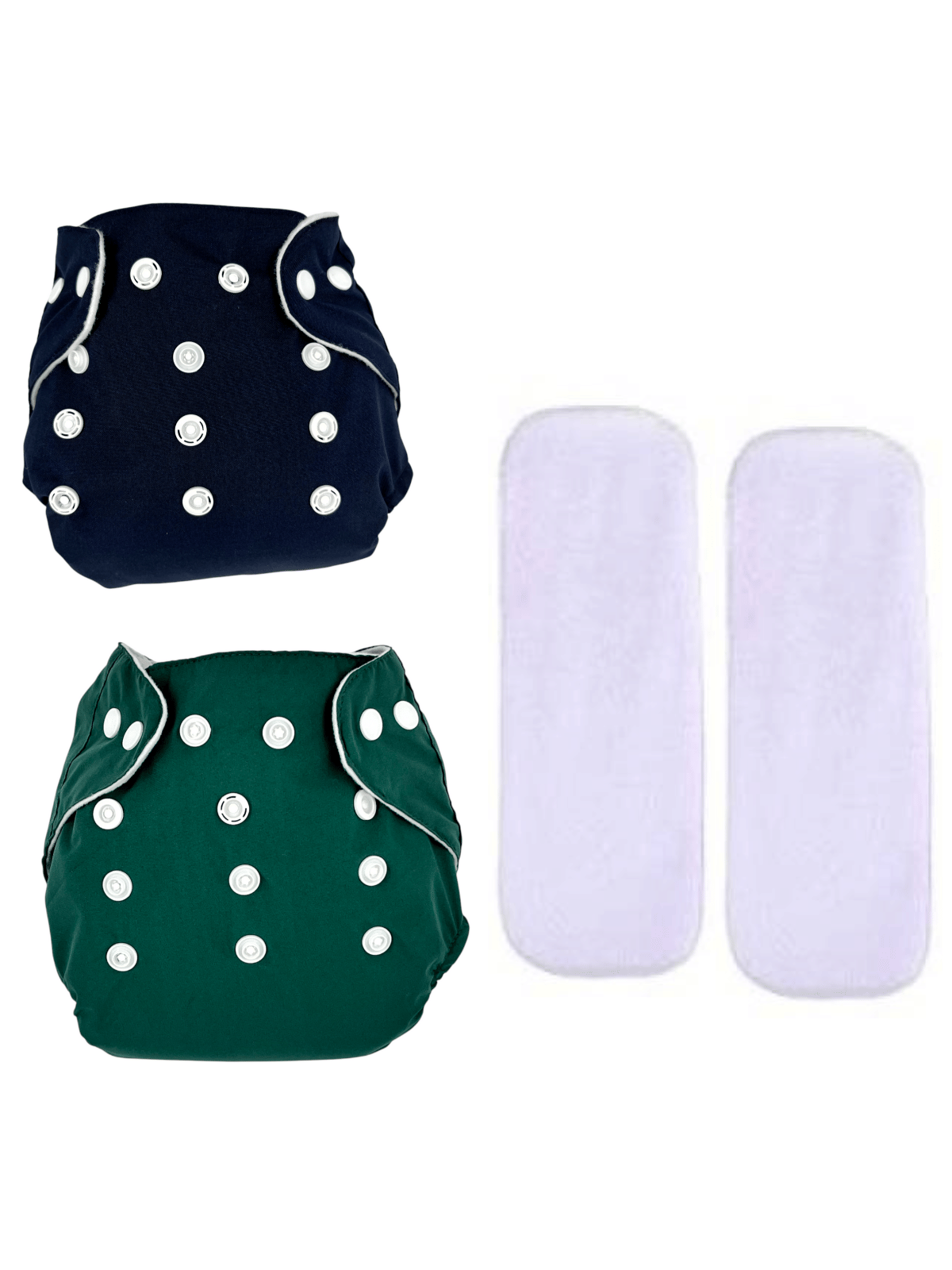    			BOM BOM Reusable Cloth Nappy With Insert ( Pack of 2 )