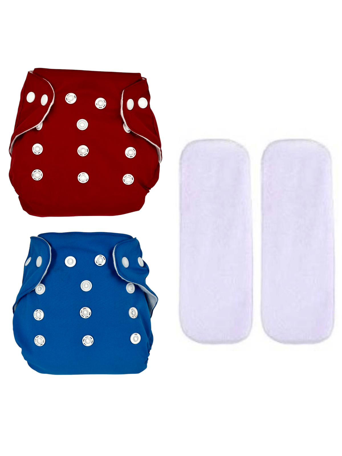     			BOM BOM Reusable Cloth Nappy With Insert ( Pack of 2 )
