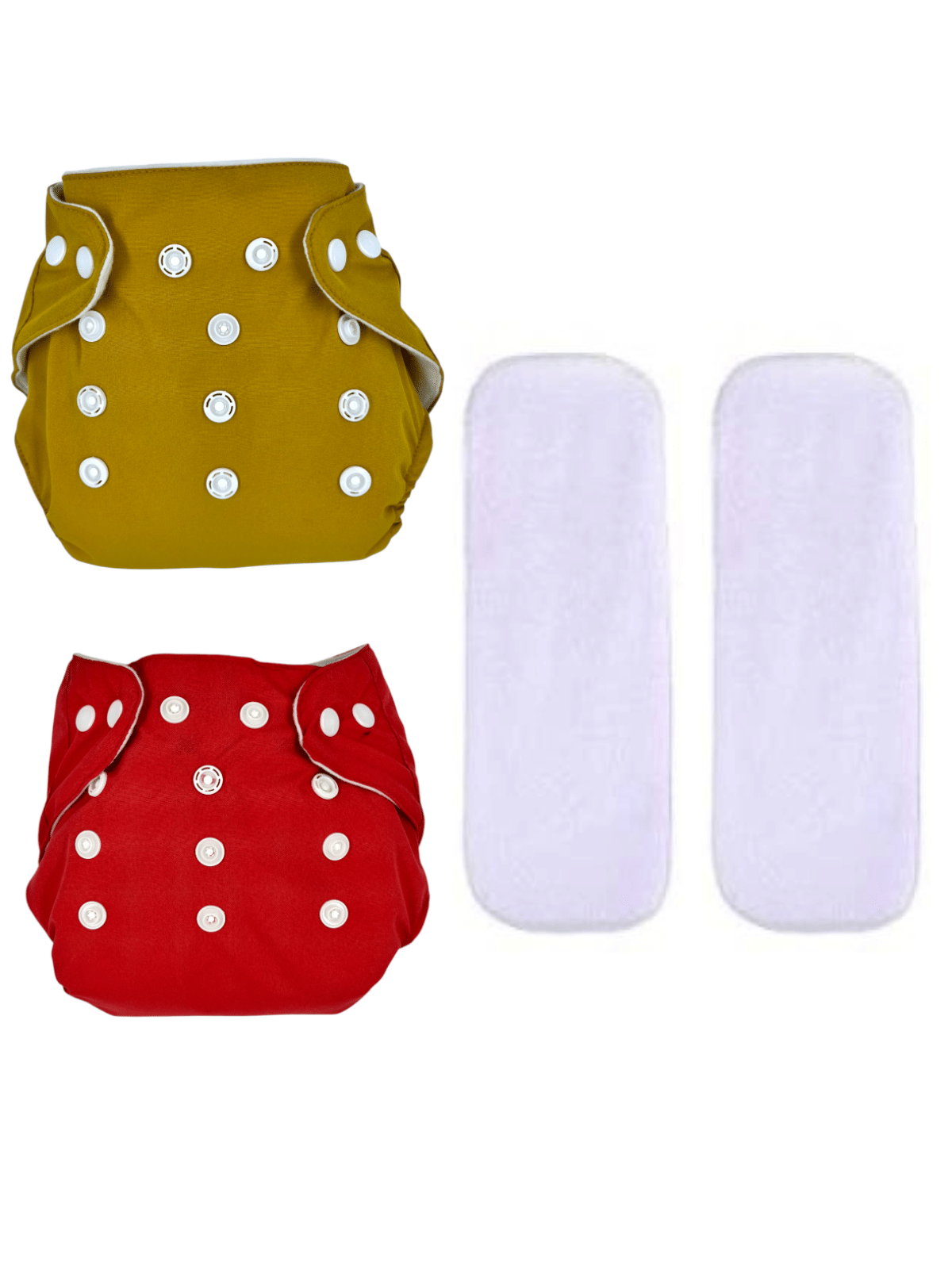     			BOM BOM Reusable Cloth Nappy With Insert ( Pack of 2 )