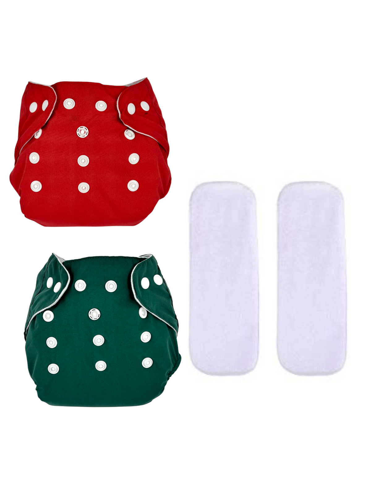     			BOM BOM Reusable Cloth Nappy With Insert ( Pack of 2 )