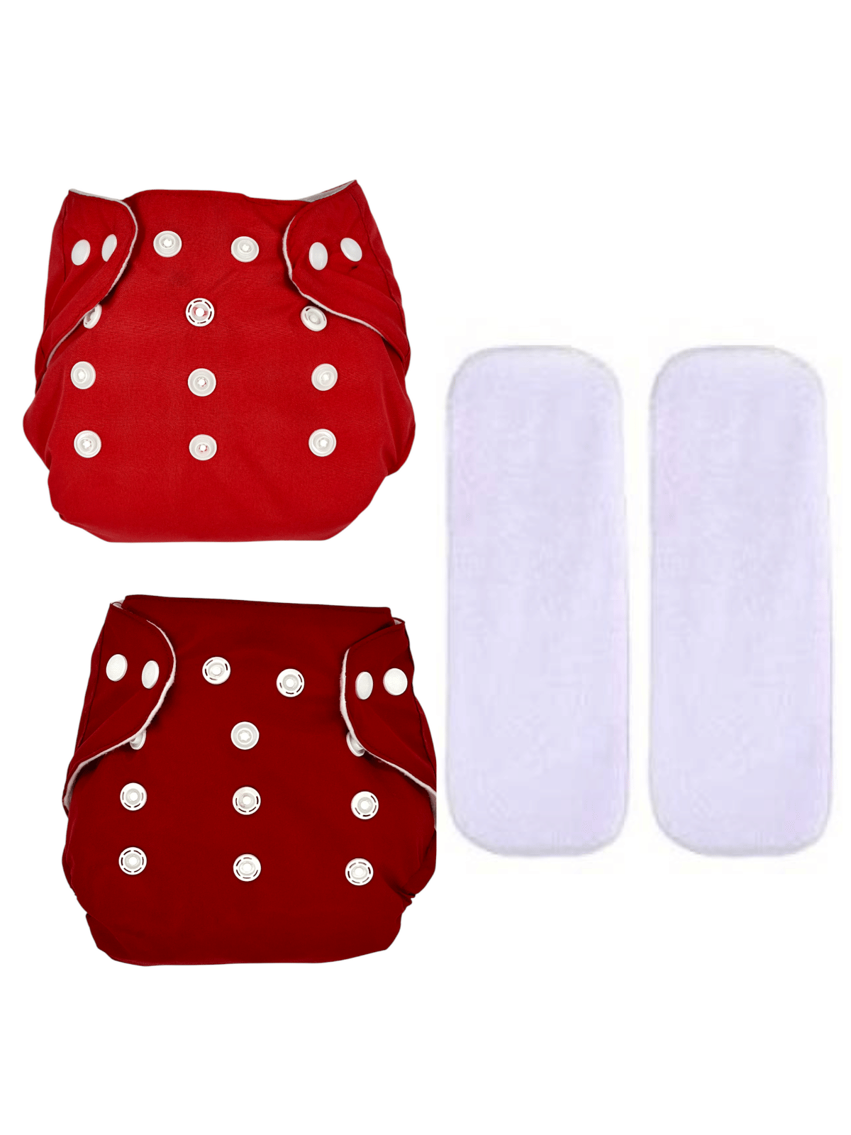     			BOM BOM Reusable Cloth Nappy With Insert ( Pack of 2 )
