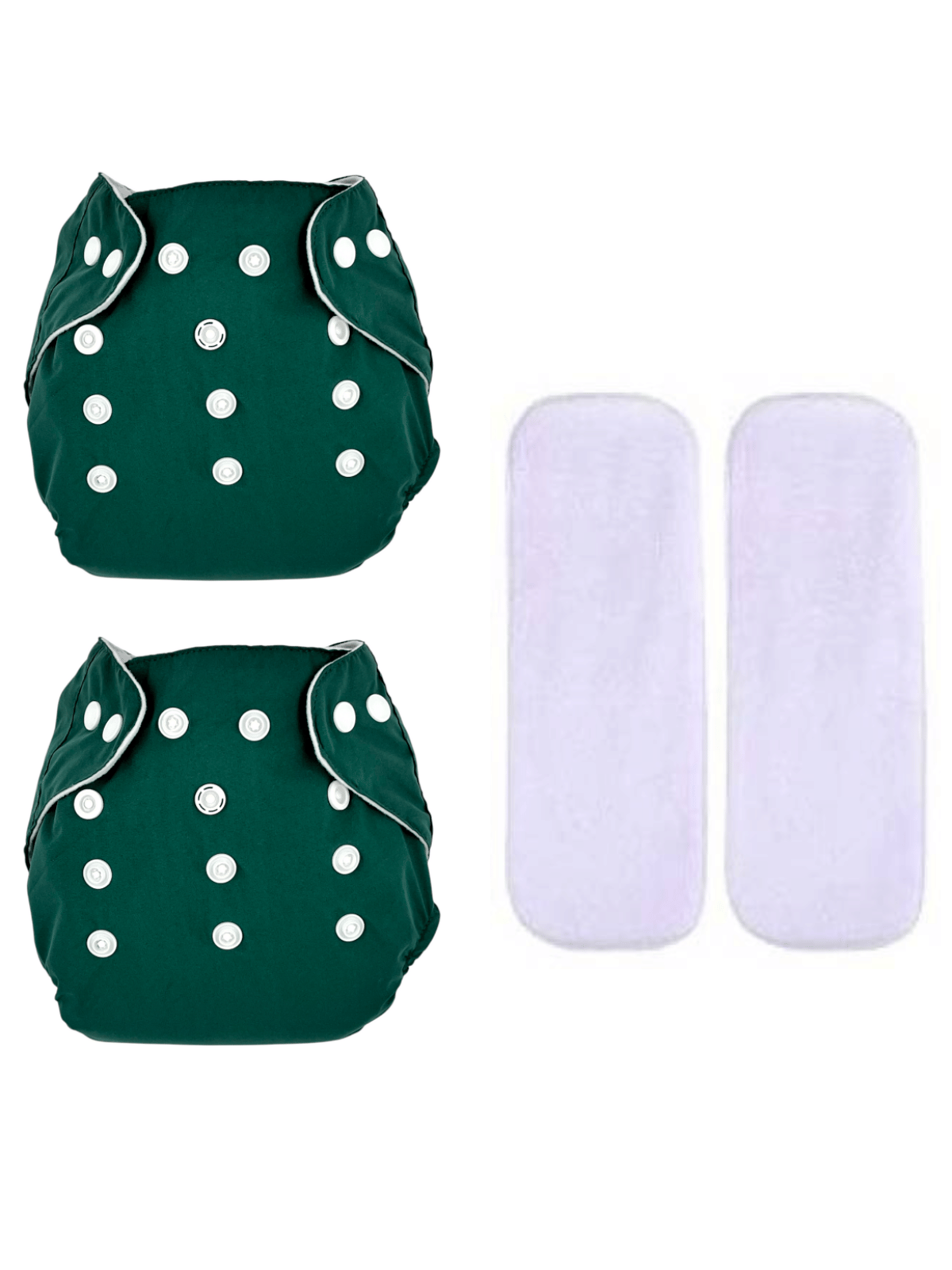     			BOM BOM Reusable Cloth Nappy With Insert ( Pack of 2 )