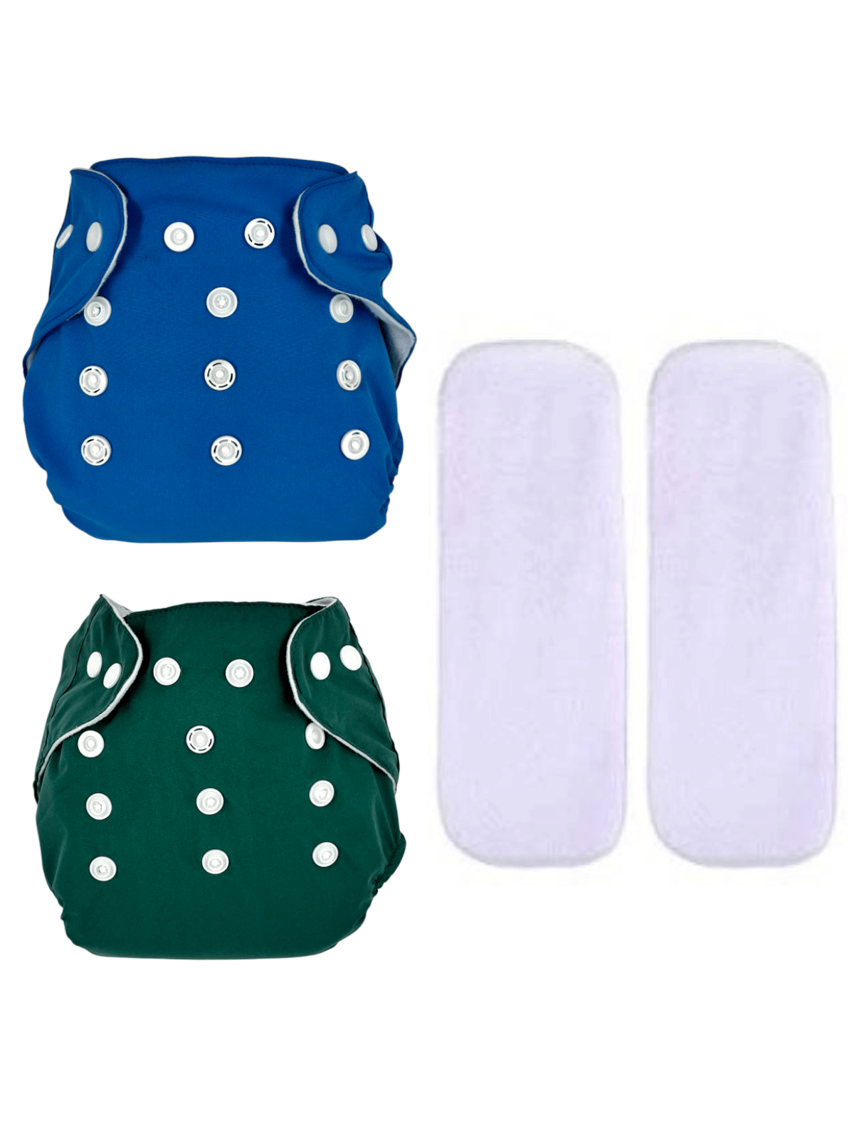     			BOM BOM Reusable Cloth Nappy With Insert ( Pack of 2 )
