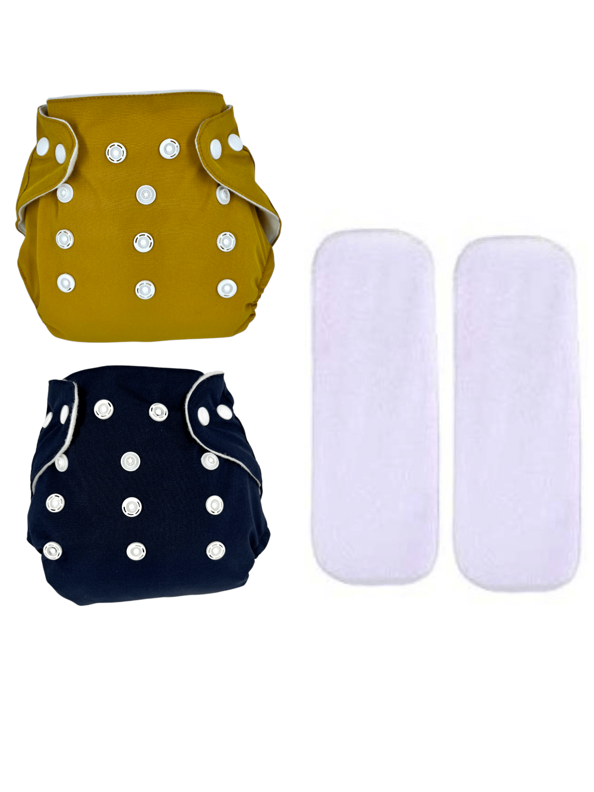     			BOM BOM Reusable Cloth Nappy With Insert ( Pack of 2 )